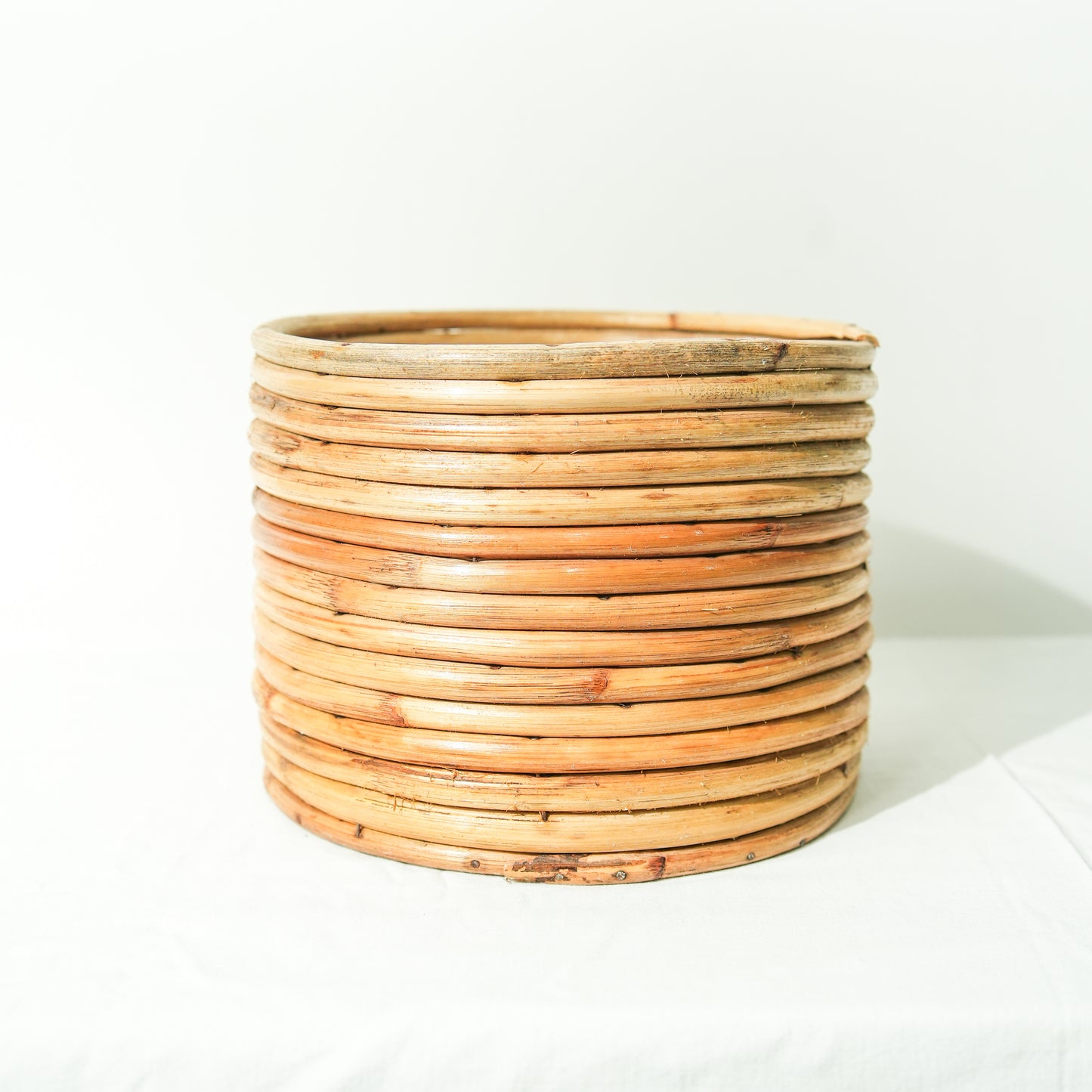Rattan Coiled Planter Pot