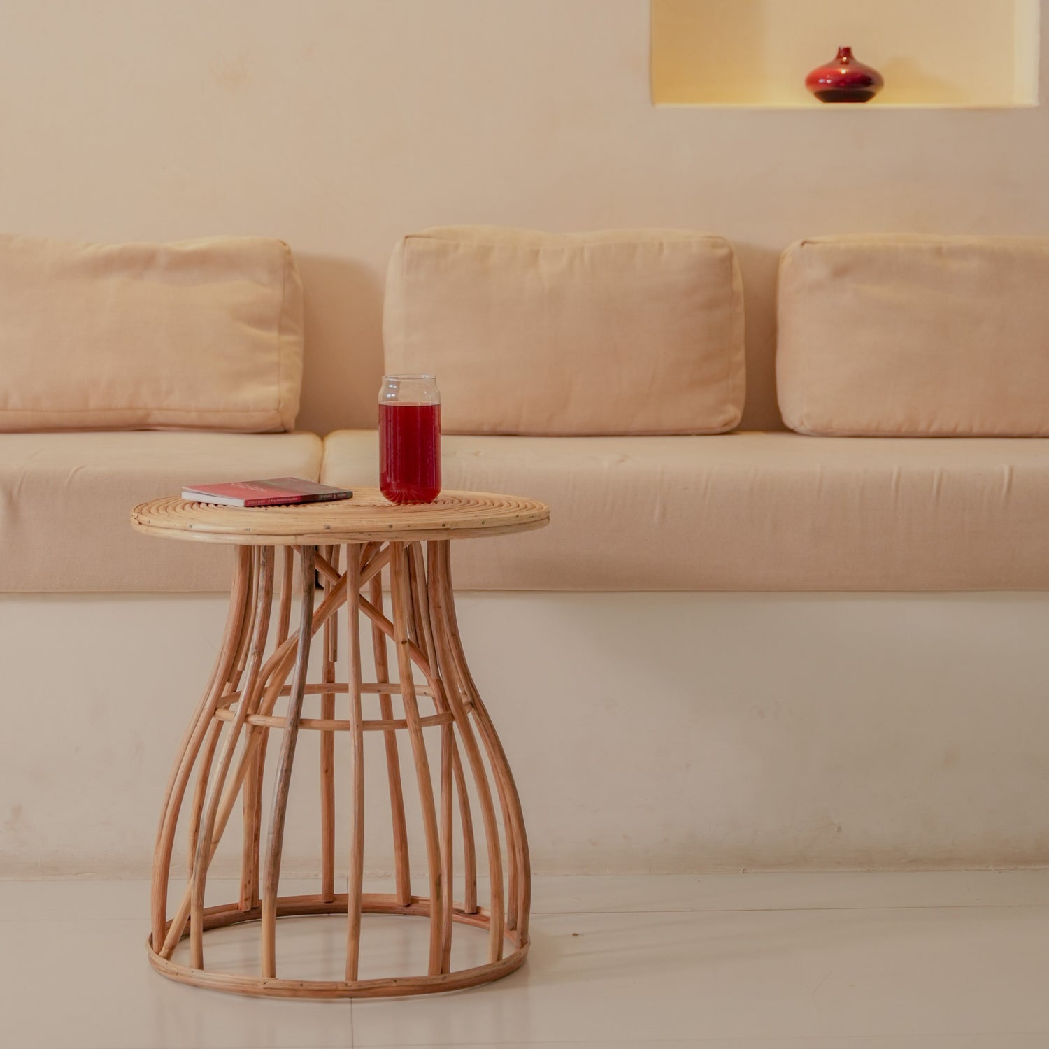 Rattan Coiled Coffee Table