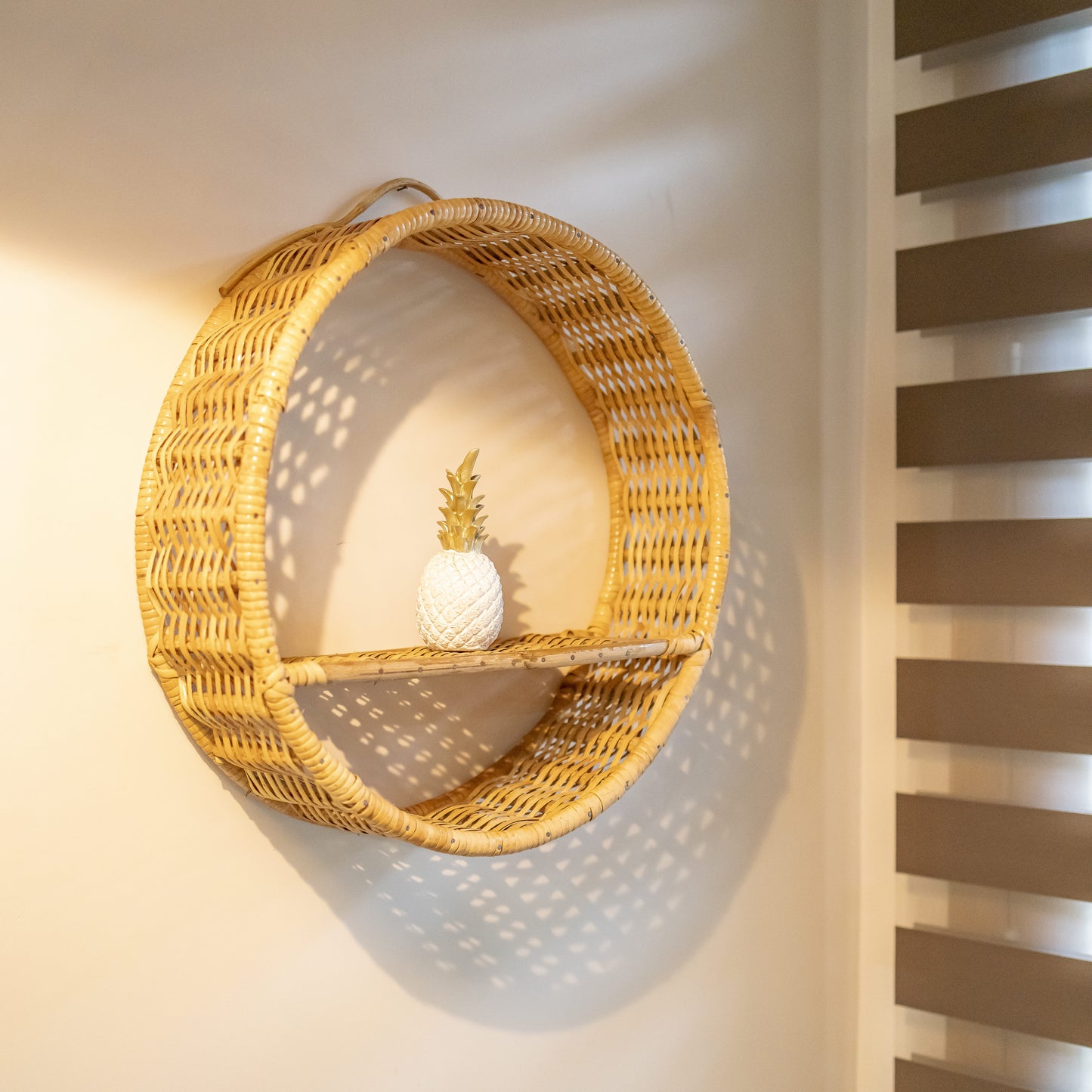 Wicker Wall Shelf