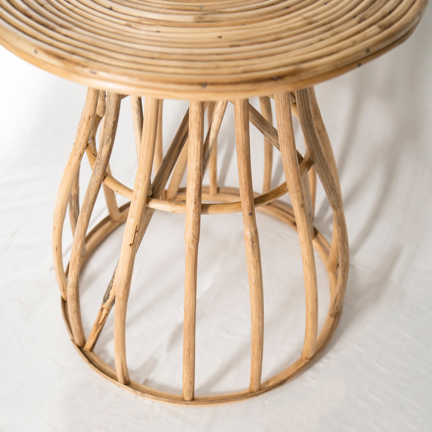 Rattan Coiled Coffee Table