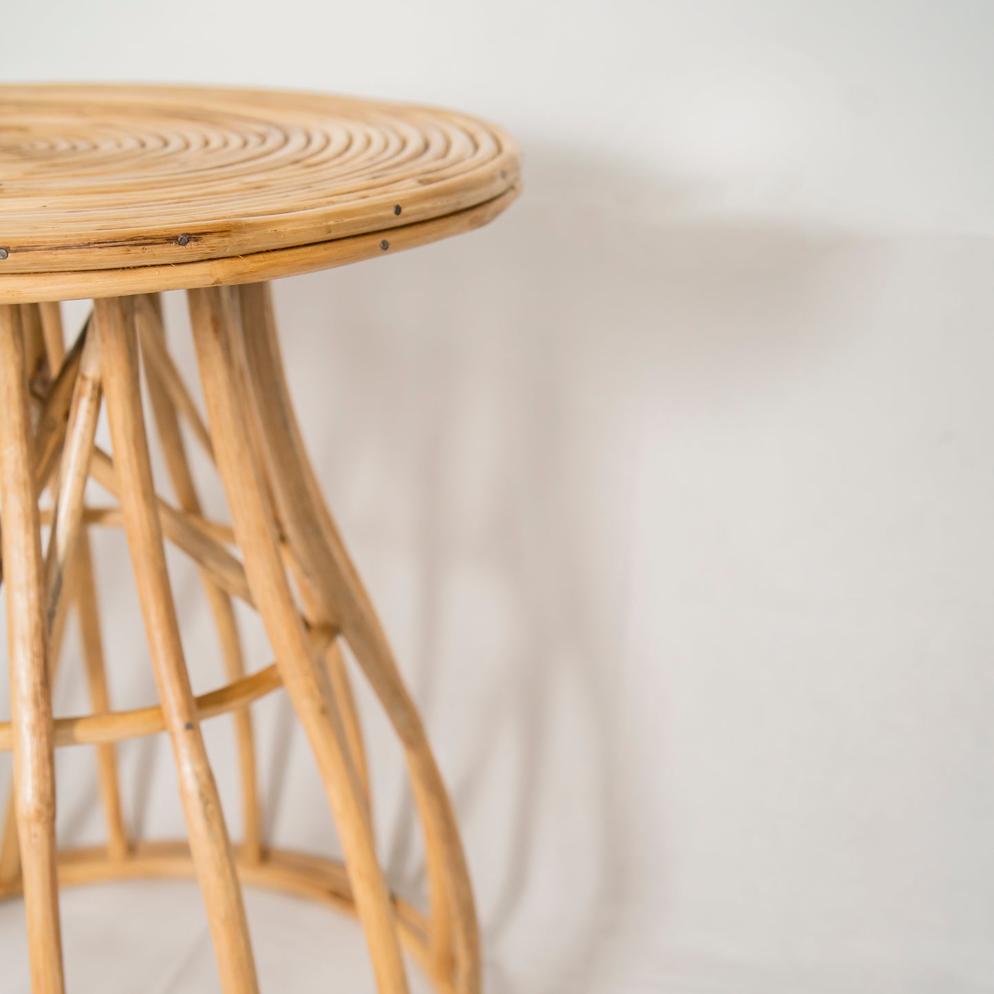 Rattan Coiled Coffee Table