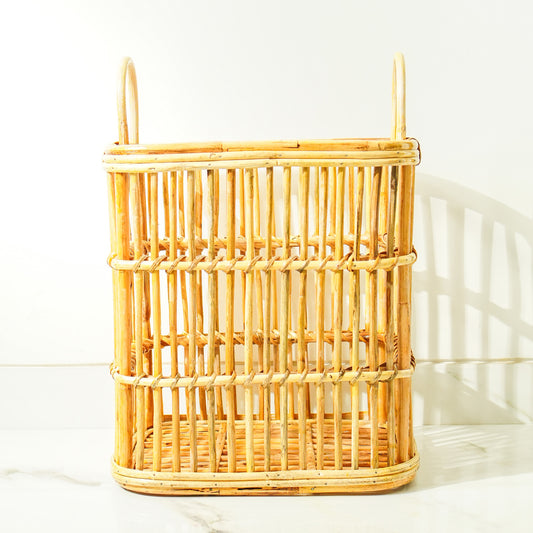 Rattan Rectangular Laundry Basket