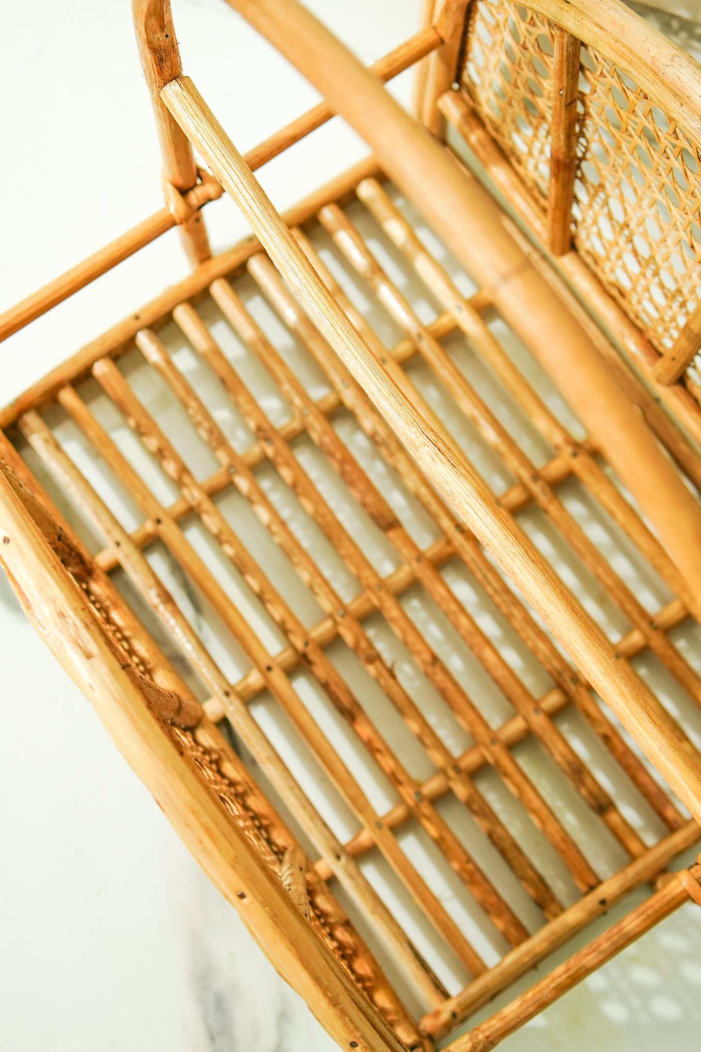 Rattan Magazine Organizer