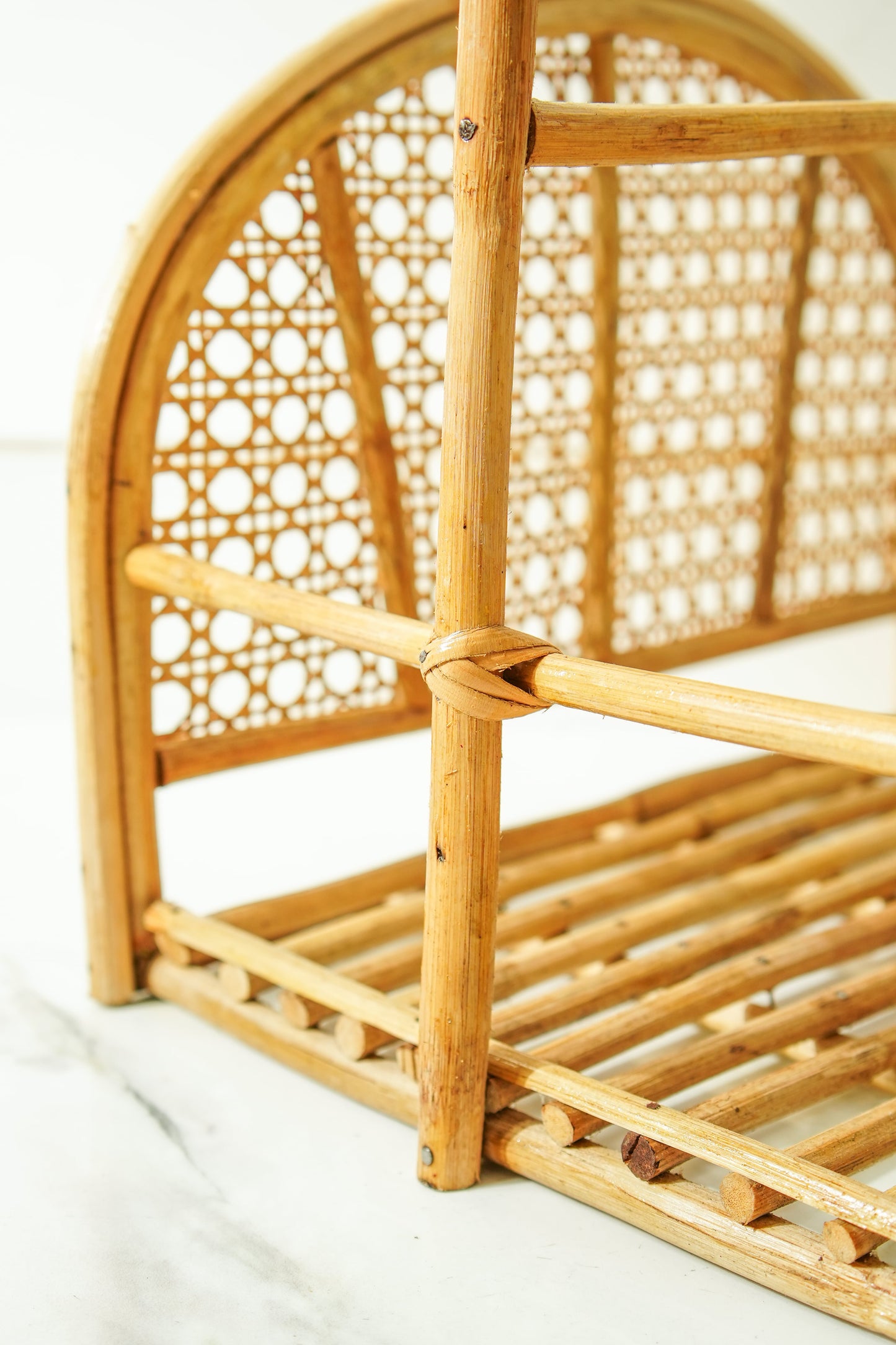 Rattan Magazine Organizer