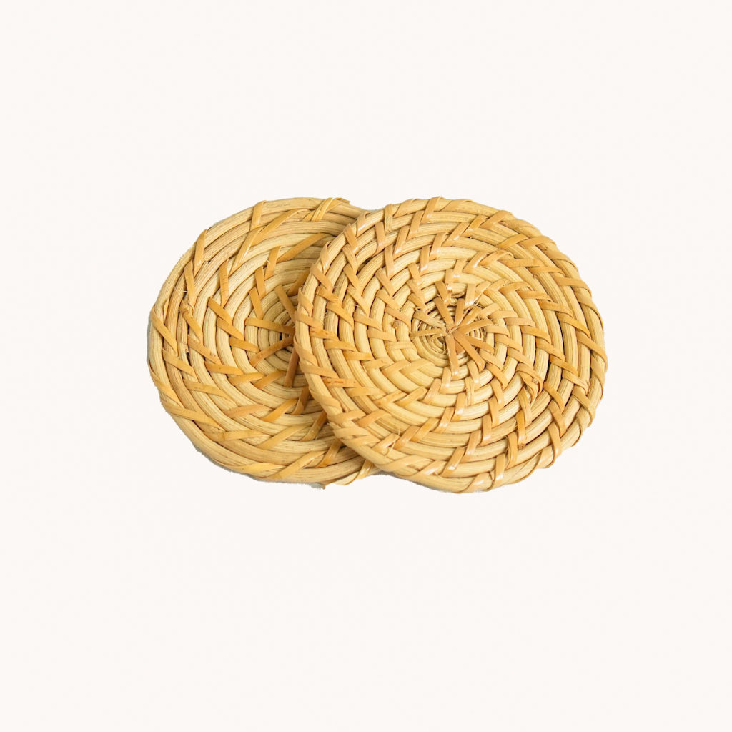 Rattan Coasters