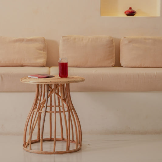 Rattan Coiled Coffee Table