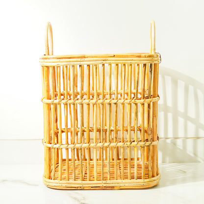 Rattan Rectangular Laundry Basket